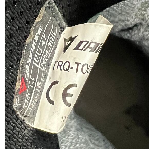 Dainese Men’s TRQ-Tour Gore-Tex Black Moto Riding Boot Size US 13 - Picture 11 of 12